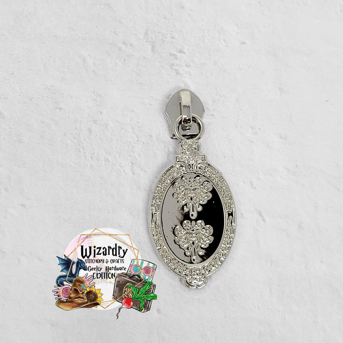 Haunted Frame #5 Nylon Zipper Pulls