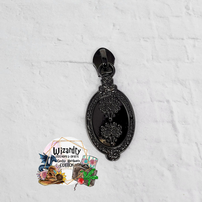 Haunted Frame #5 Nylon Zipper Pulls