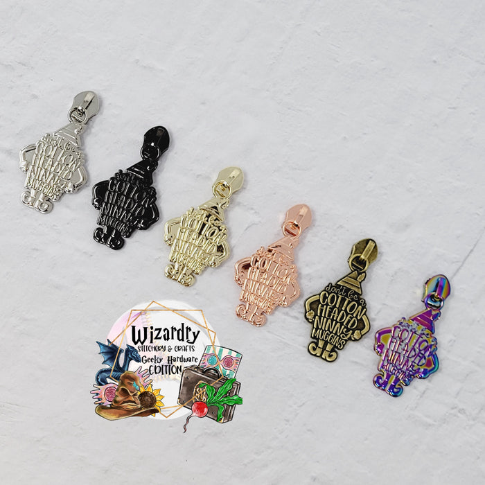 Elf with Words #5 Nylon Zipper Pulls