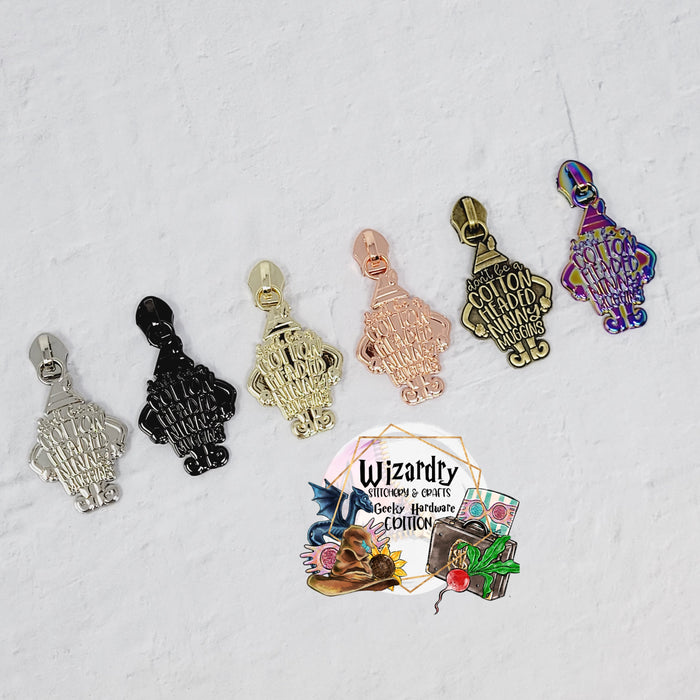 Elf with Words #5 Nylon Zipper Pulls