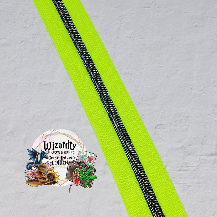 Lime Green #5 Nylon Zipper Tape