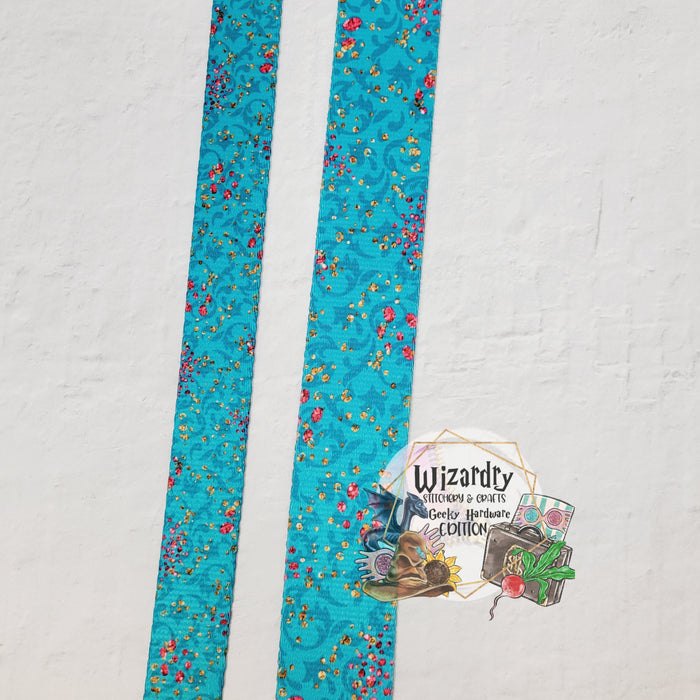 Teal Sparkles Webbing