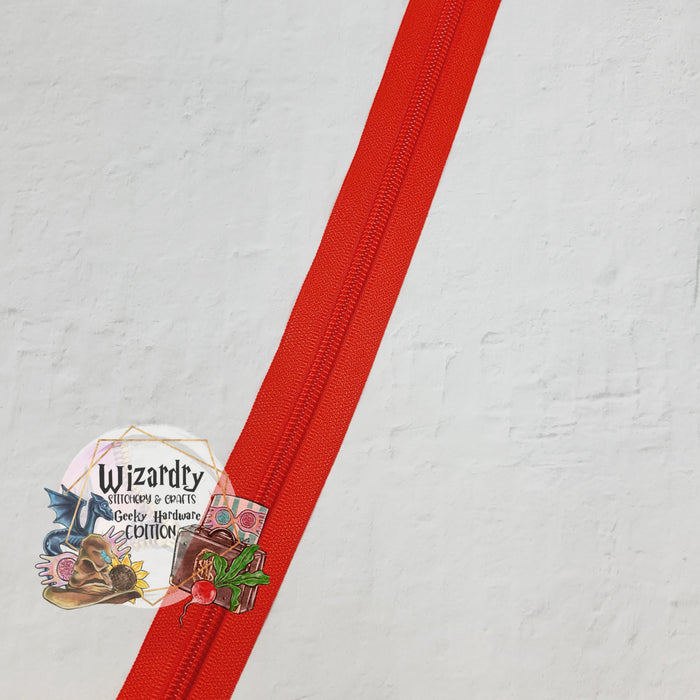 Red #5 Nylon Zipper Tape