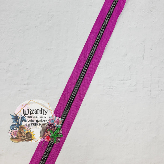 Bright Purple #5 Nylon Zipper Tape