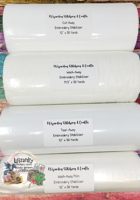 Cut Away Embroidery GeekyStabilizer
