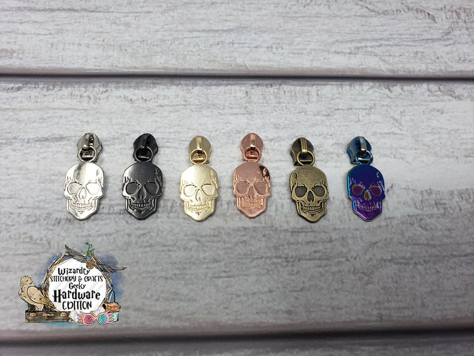 Skull #5 Nylon Zipper Pulls