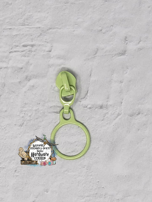 Dangle Ring #5 Nylon Zipper Pulls - Painted