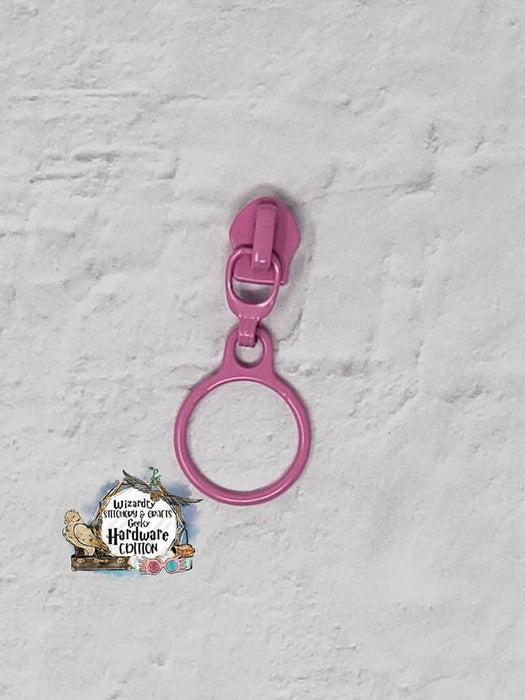 Dangle Ring #5 Nylon Zipper Pulls - Painted