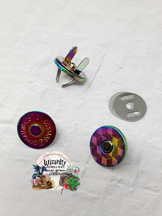 Ultra-Thin Magnetic Snap- 18mm- Pack of 10