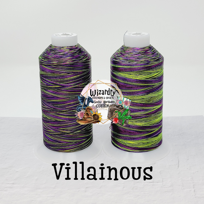 Tex 27 - Polyester Embroidery Sewing String - Variegated - Villainous