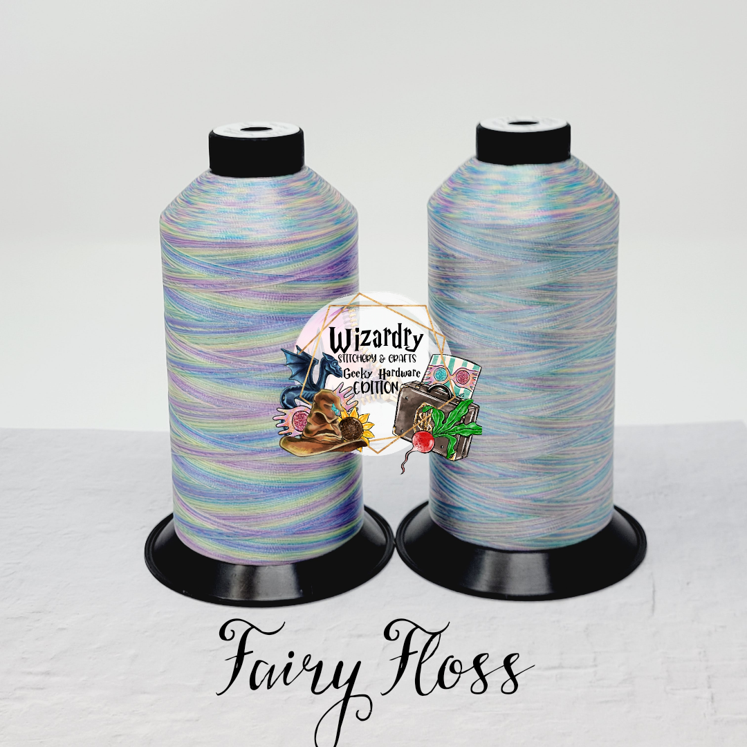 Tex 27 - Polyester Embroidery Sewing String - Variegated - Fairy Floss ...