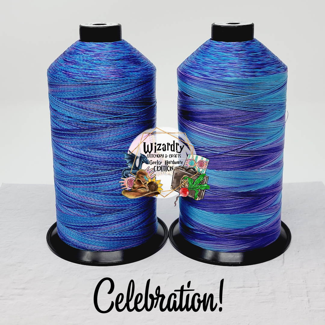 Tex 80 Bonded Polyester Sewing String Variegated Celebration