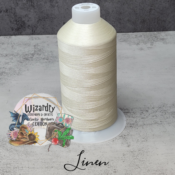 Tex 27 - Polyester Embroidery Sewing String - Solid - Linen