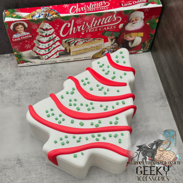 Christmas Tree Cake Container - Matte