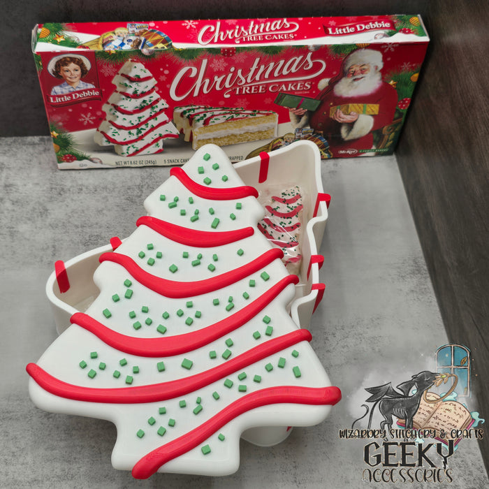 Christmas Tree Cake Container - Matte