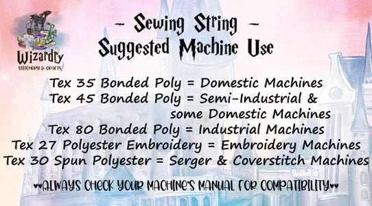 Tex 35 - Bonded Polyester Sewing String - Variegated - Celebration!