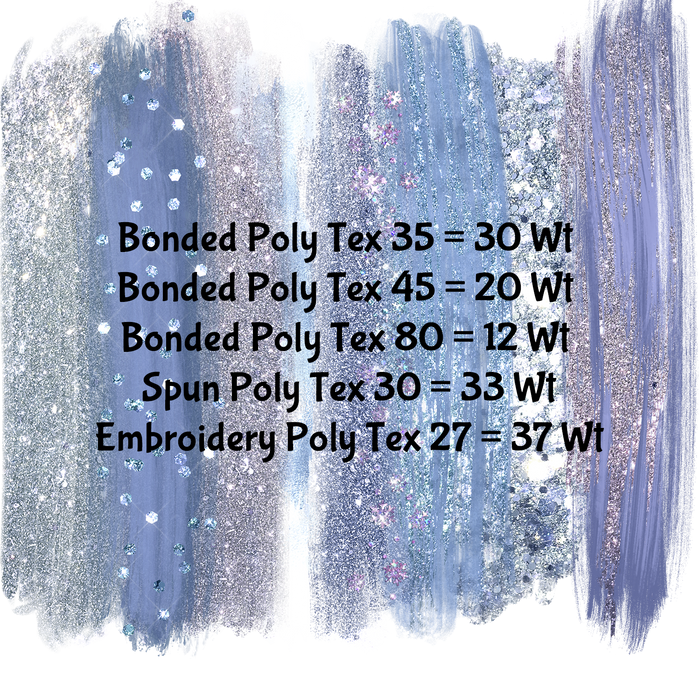 Tex 80 - Bonded Polyester Sewing String - Variegated - Groovy