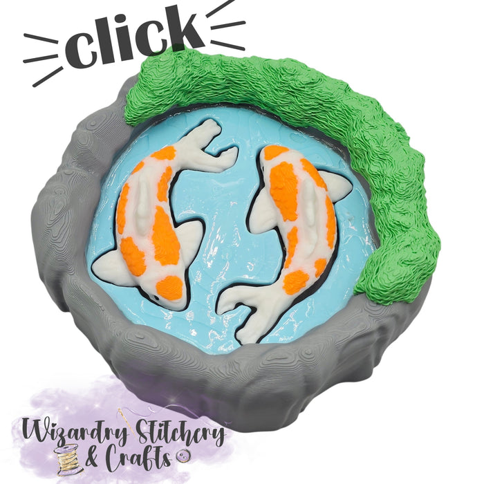 Koi Fish Pond Fidget Clicker
