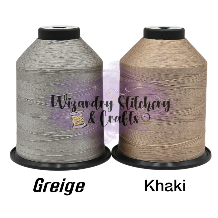 Tex 35 - Bonded Polyester Sewing String - Solid - Khaki