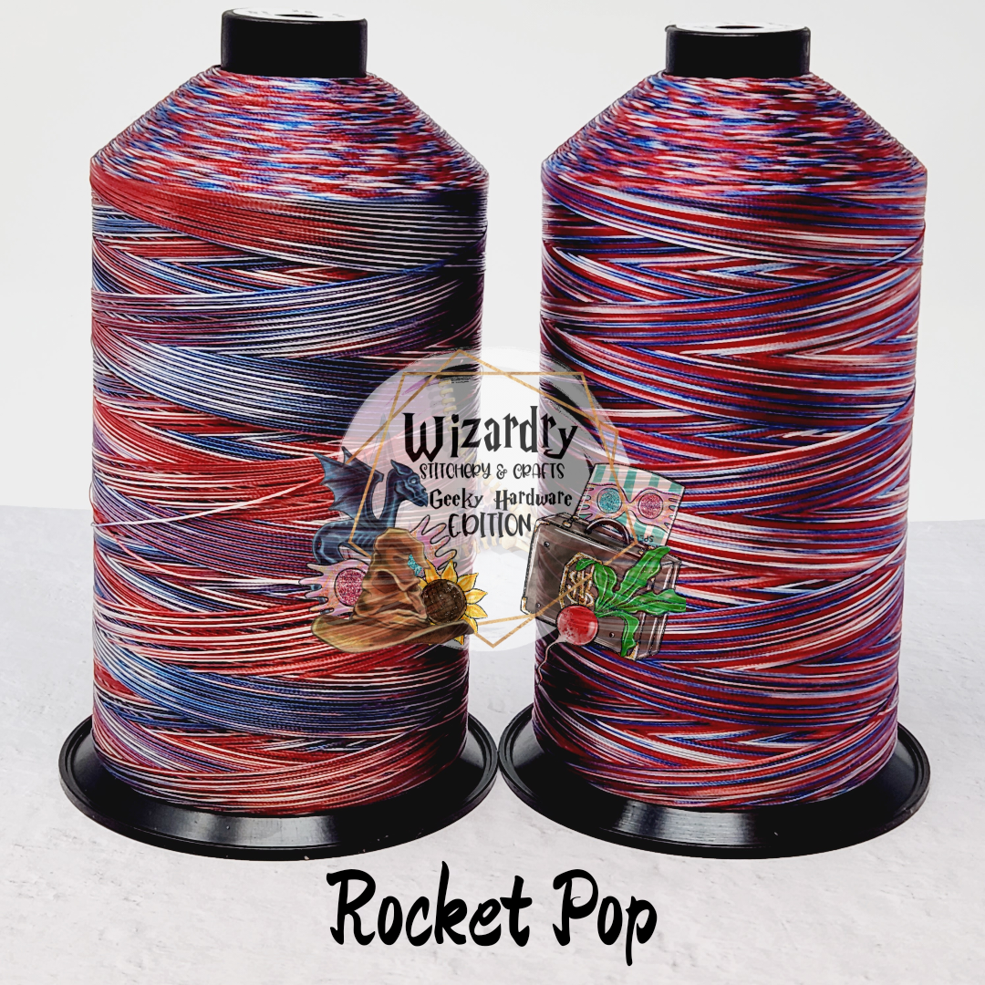 Tex 80 - Bonded Polyester Sewing String - Variegated - Rocket Pop ...