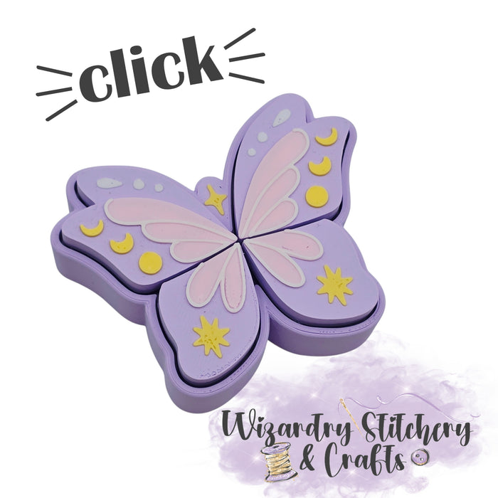 Butterfly Fidget Clicker - Purple