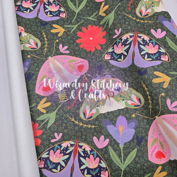 Nicole's Moths (WG#6) - 18" Vinyl w/Microfiber Backing