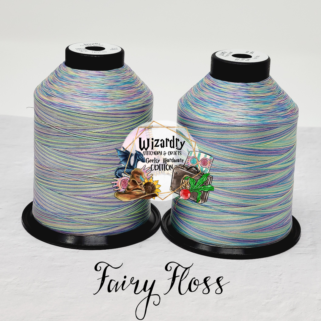 Tex 35 - Bonded Polyester Sewing String - Variegated - Fairy Floss ...