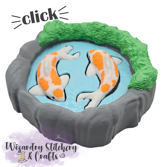 Koi Fish Pond Fidget Clicker