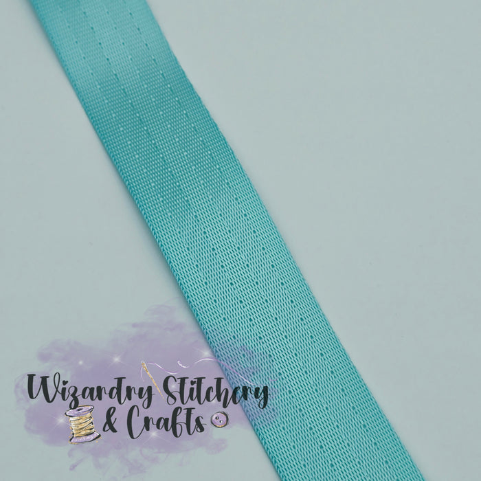 Caribbean Mint Seat Belt Webbing **Less Green**