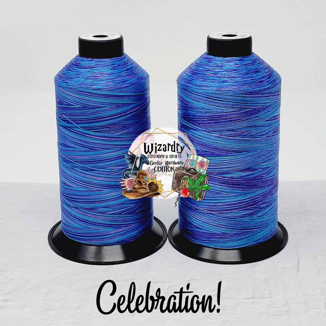 Tex 45 Bonded Polyester Sewing String Variegated Celebration