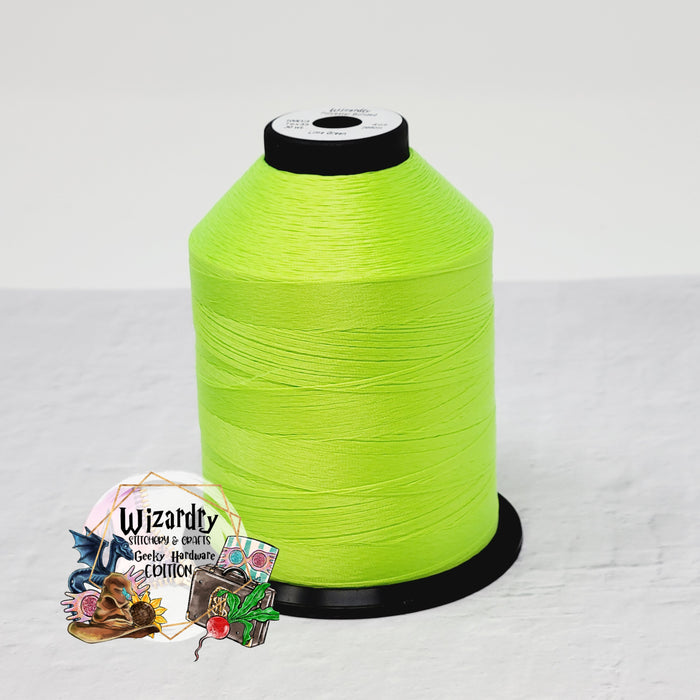 Tex 35 - Bonded Polyester Sewing String - Solid - Lime Green