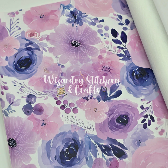 Christy's Florals (WG#6) - 18" Vinyl w/Woven Backing