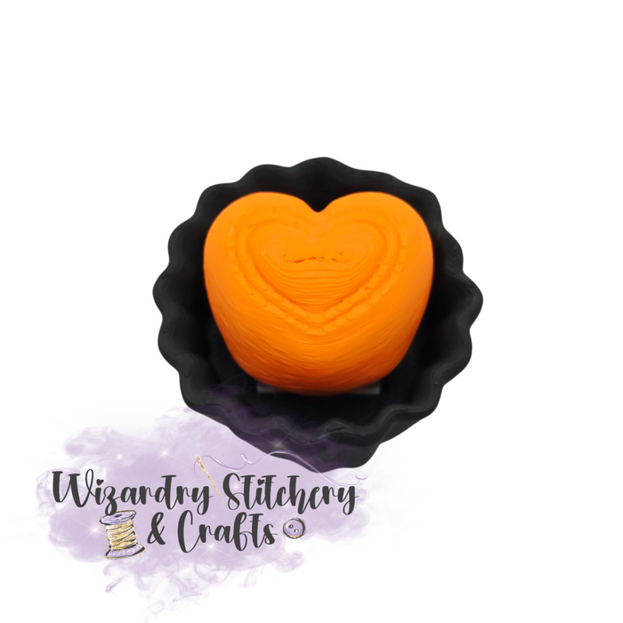 Chocolate Candy Fidget Clicker - Orange Heart