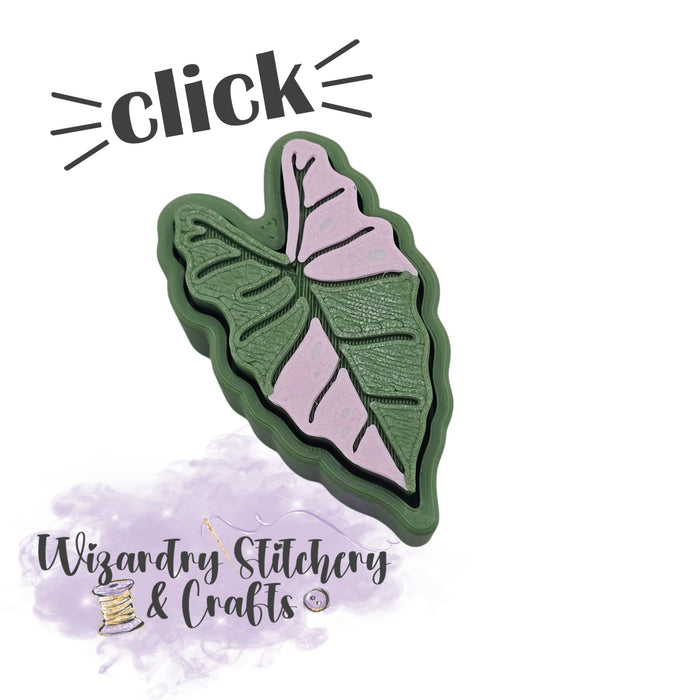 Alocasia Fidget Clicker - Pink
