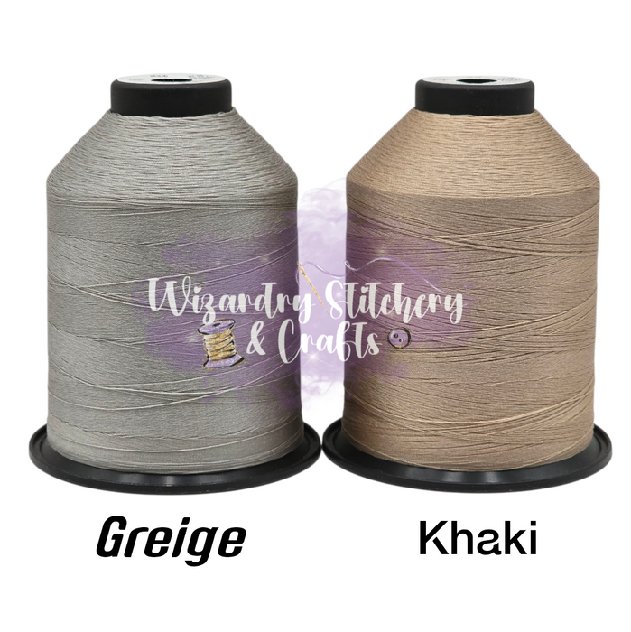 Tex 35 - Bonded Polyester Sewing String - Solid - Khaki