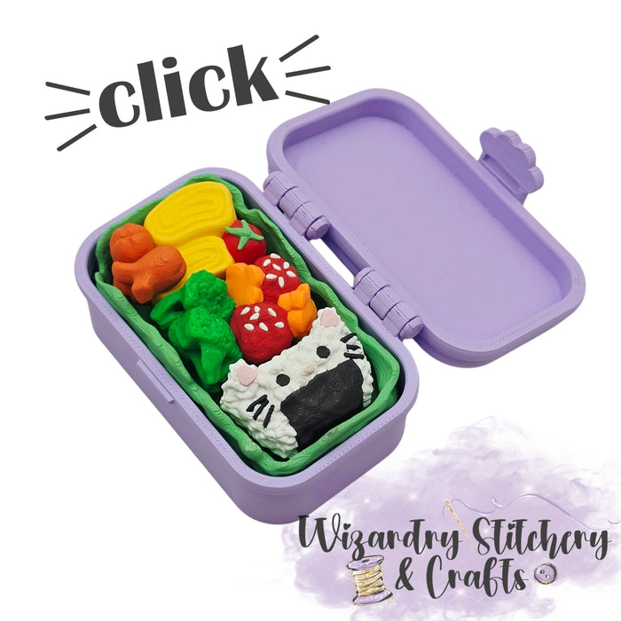 Bento Box Fidget Clicker - Purple