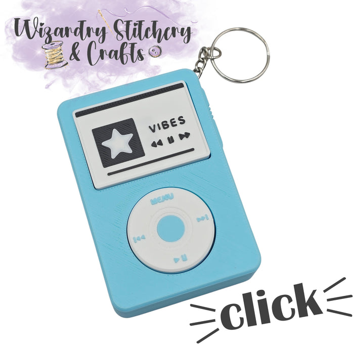Music Player Fidget Clicker - Blue