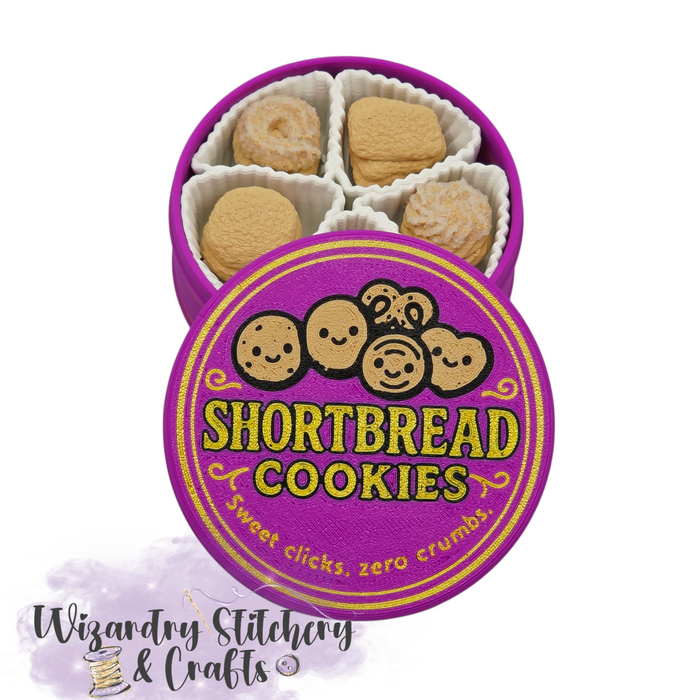 Shortbread Cookies Clicker - Bright Purple & Gold