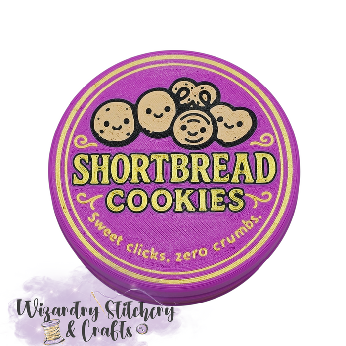 Shortbread Cookies Clicker - Bright Purple & Gold