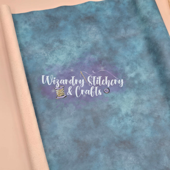 Teal Gemstone (WG#6) - 18" Vinyl w/Microfiber Backing