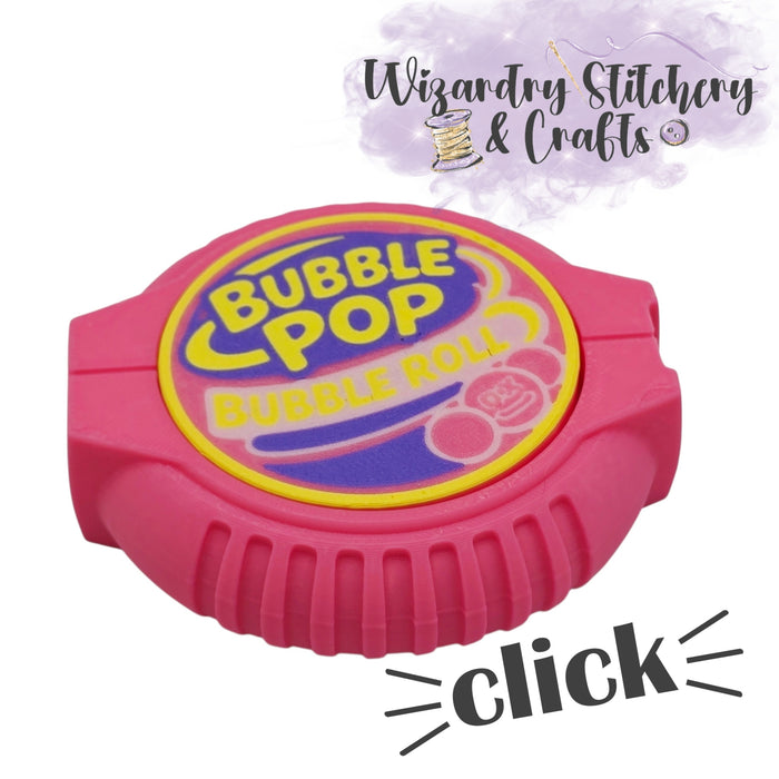 Bubble Gum Tape Fidget Clicker - Pink