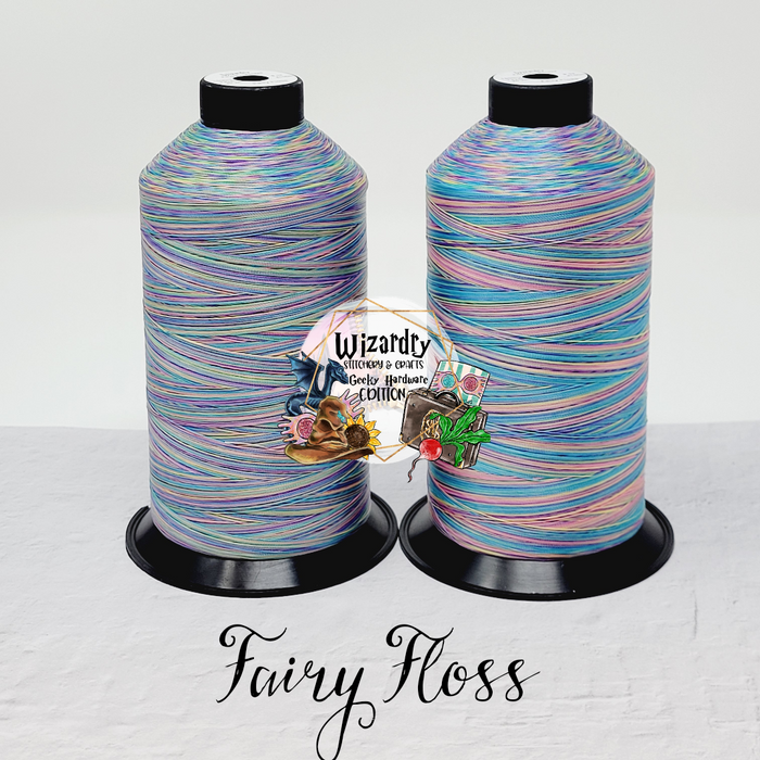 Tex 45 - Bonded Polyester Sewing String - Variegated - Fairy Floss