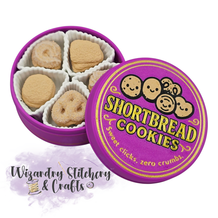 Shortbread Cookies Clicker - Bright Purple & Gold