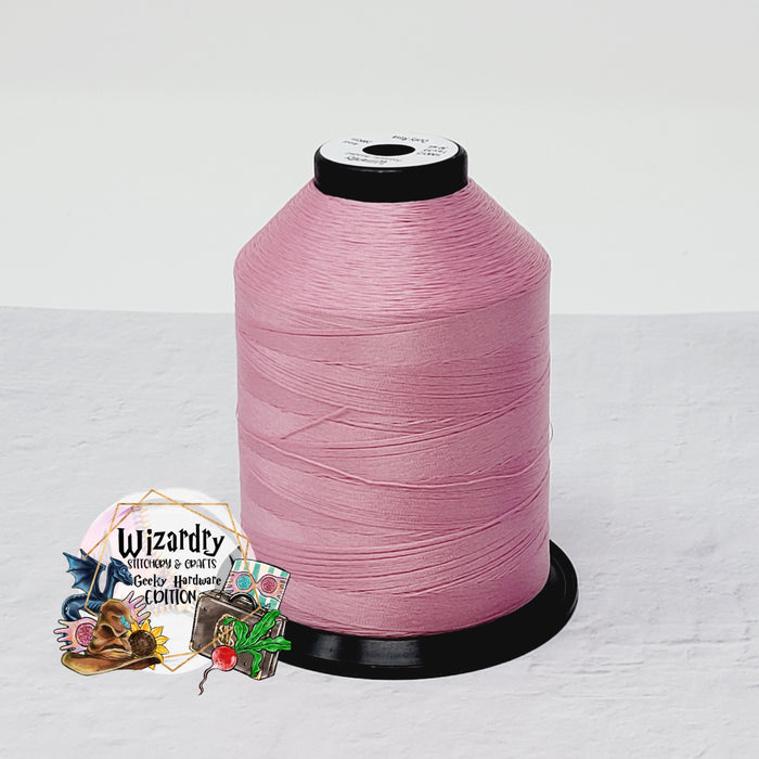 Tex 35 - Bonded Polyester Sewing String - Solid - Dusty Rose