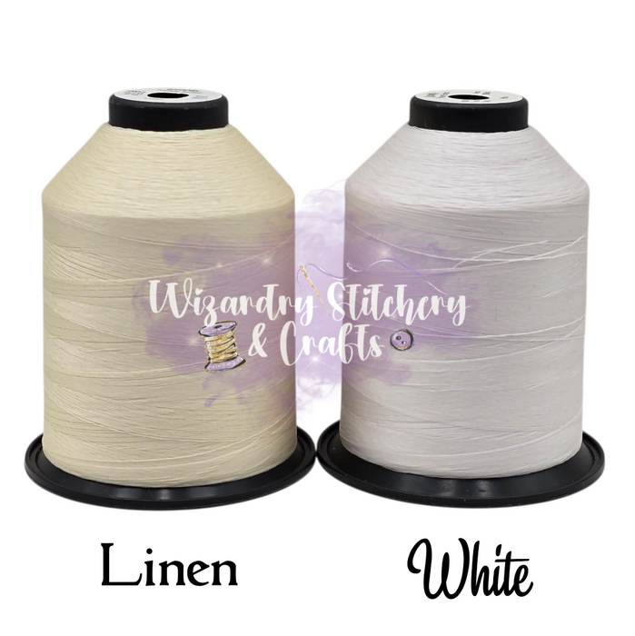 Tex 35 - Bonded Polyester Sewing String - Solid - White