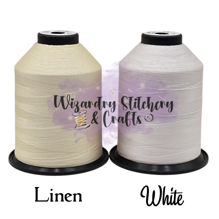 Tex 35 - Bonded Polyester Sewing String - Solid - White