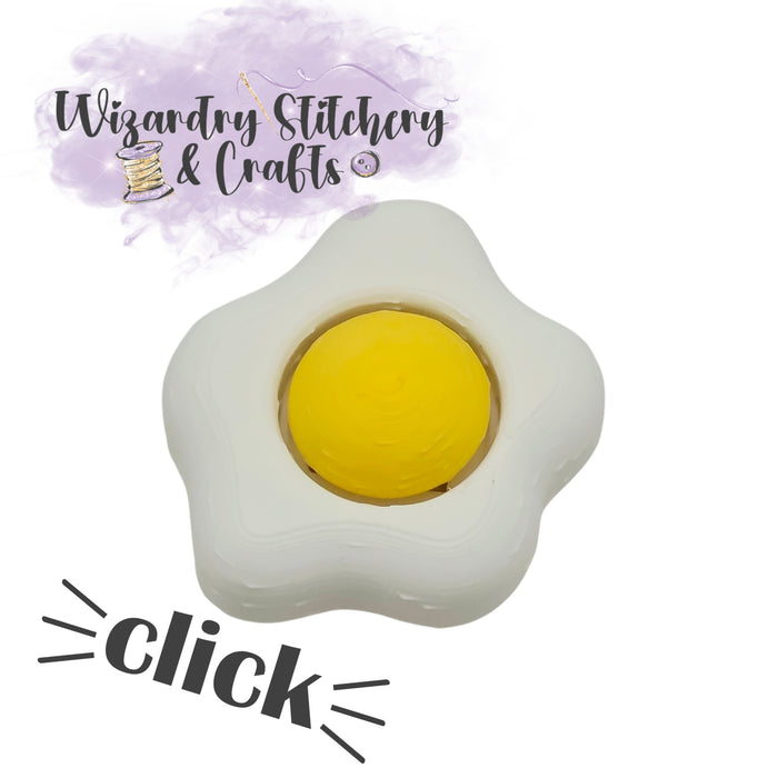 Fried Egg Fidget Clicker