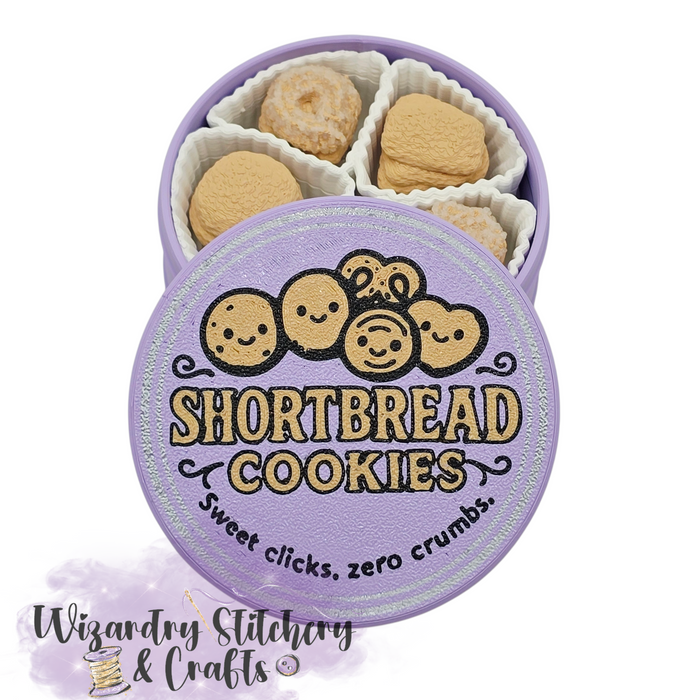 Shortbread Cookies Clicker - Lilac & Silver