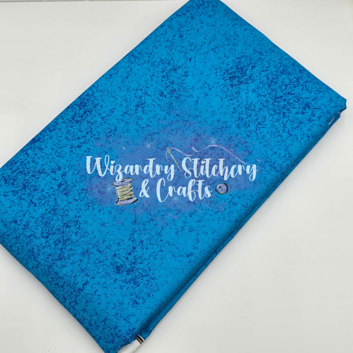 Blue Splatter Fabric