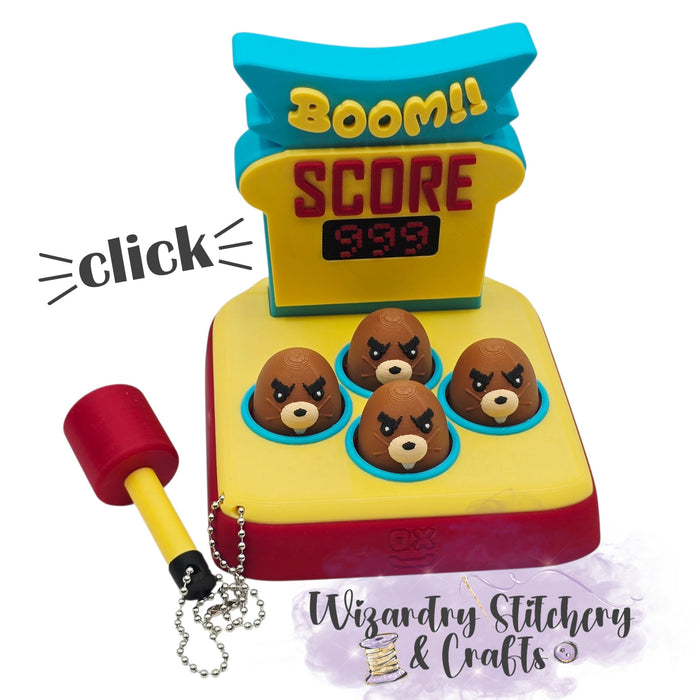 Whack-A-Mole Fidget Clicker